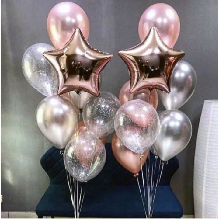 Фонтаны шаров "Дубль старт" в Королёве