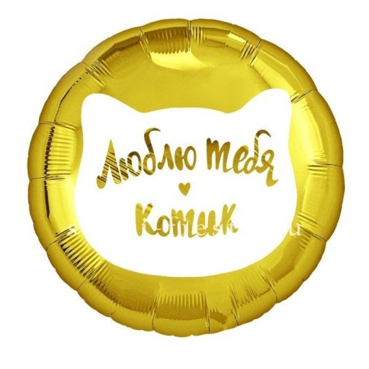 Фольгированный шар "Люблю тебя, Котик" в Королёве