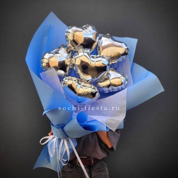 Букет из шаров сердец  №2 в Королёве