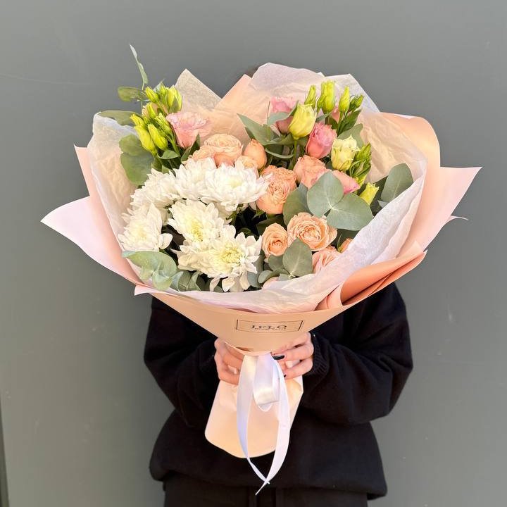 Букет "Персиковая нежность" в Королёве