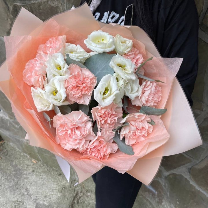  Букет диантусов "Пич" в Королёве