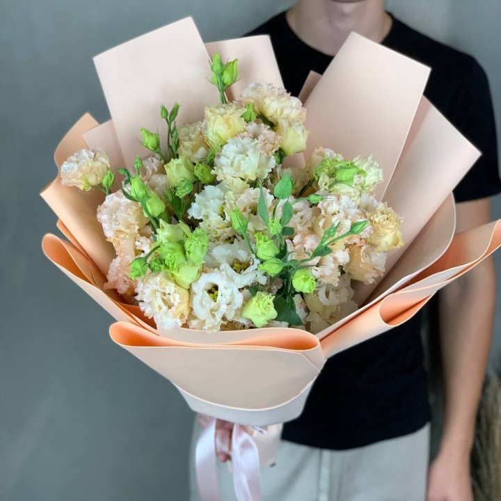 Букет эустом "Крем" в Королёве