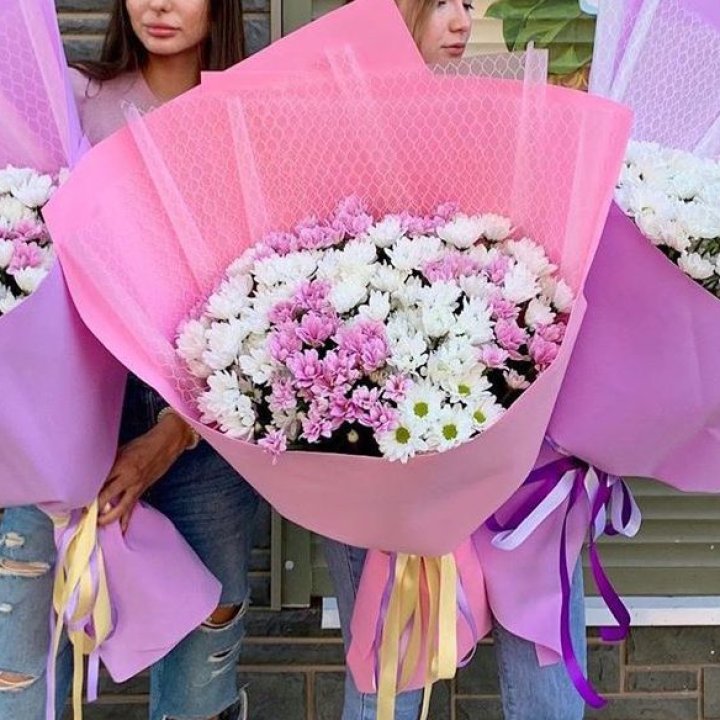 Букет хризантем №3 в Королёве