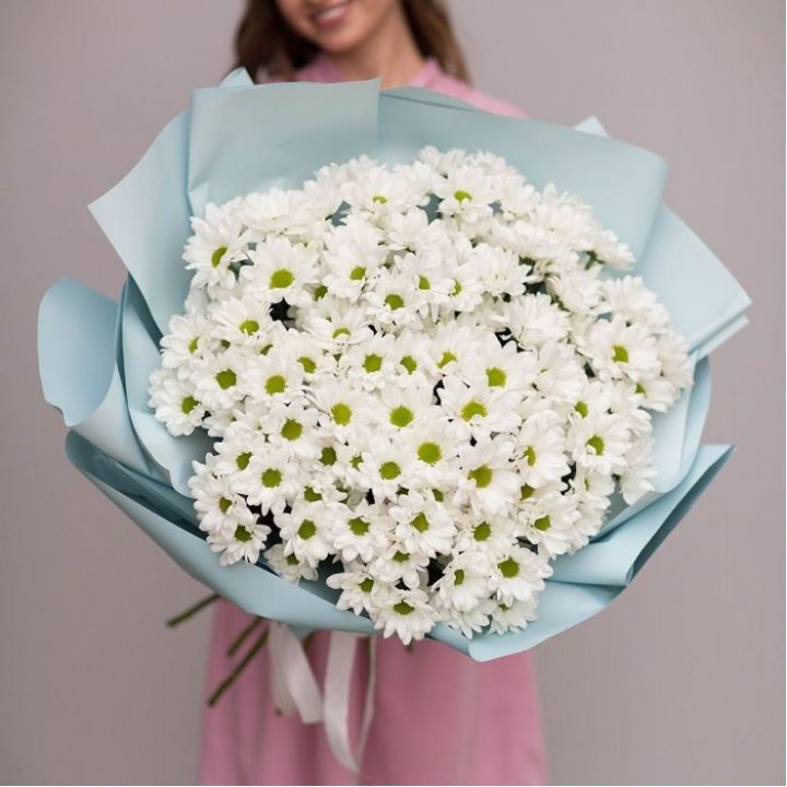  Букет хризантем "Бон-бон" в Королёве