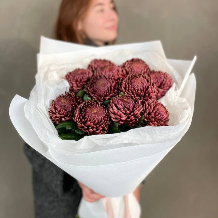 Букет хризантем "Касиопия" в Королёве