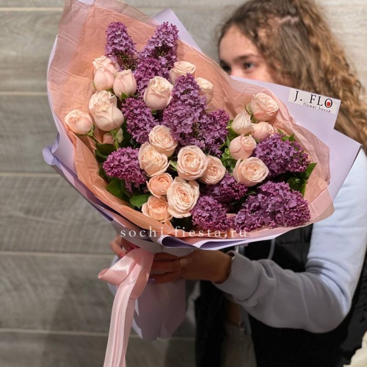 Букет "Лиловая весна" в Королёве