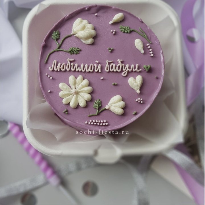 Бенто-торт "Любимой бабуле" в Королёве