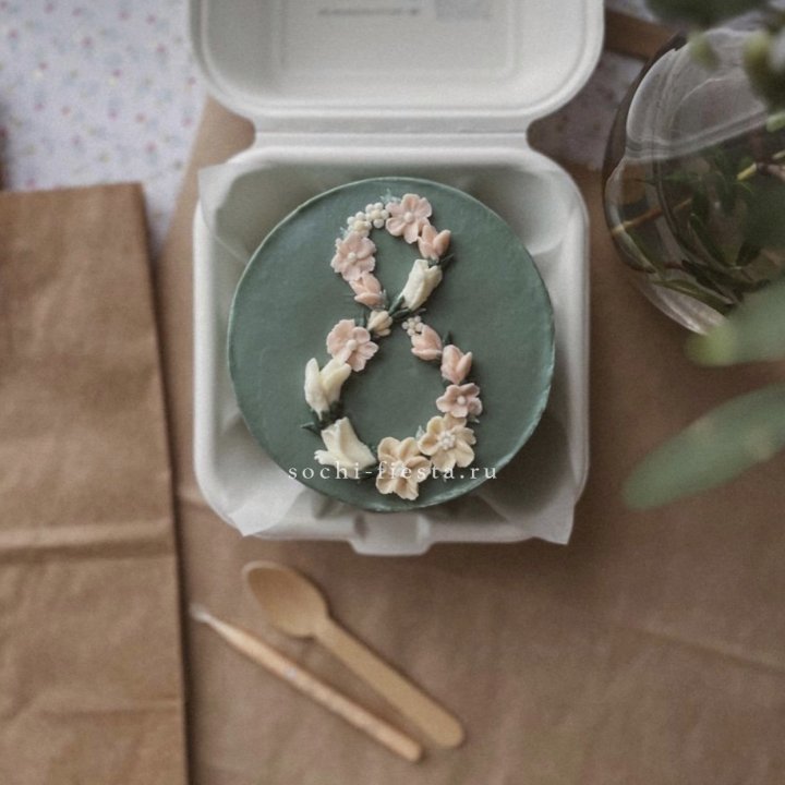 Бенто-торт "8 марта" green  в Королёве