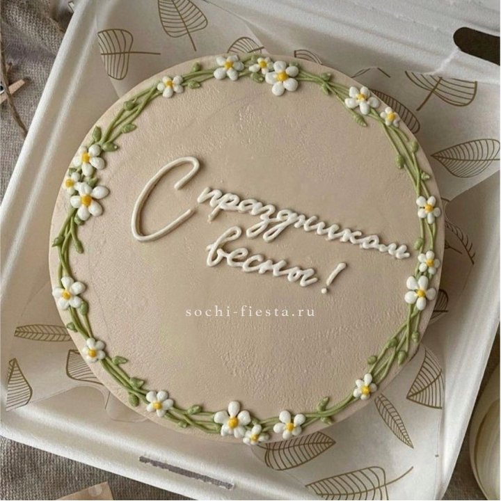 Бенто-торт "C праздником весны!"  в Королёве