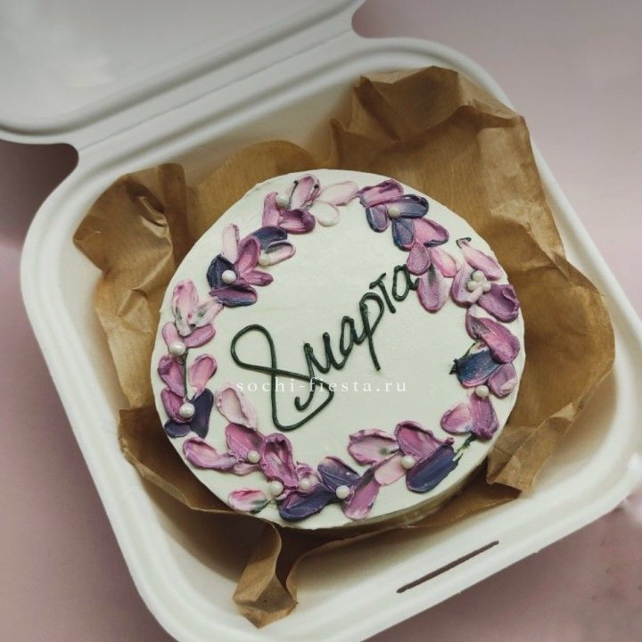 Бенто-торт "8 марта цветы"  в Королёве