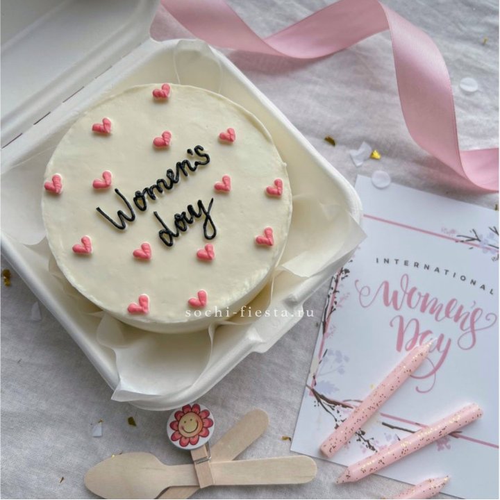 Бенто-торт "Дорогим женщинам"  в Королёве