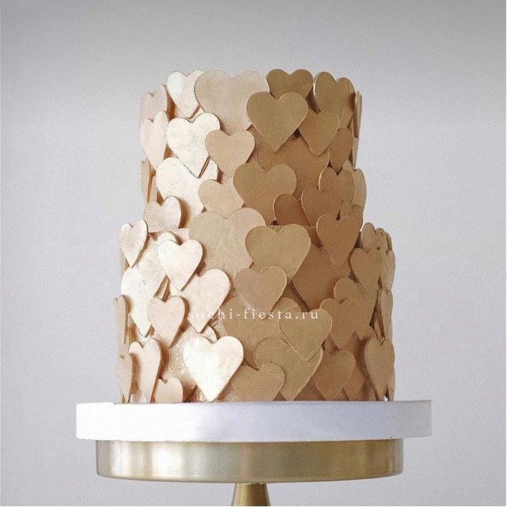 Торт "Hearts" gold в Королёве