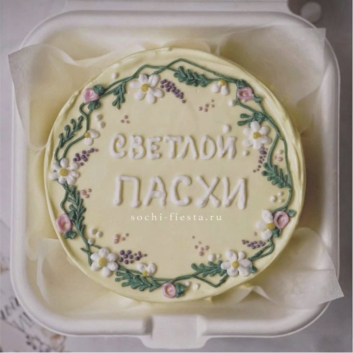 Бенто-торт "Светлой Пасхи" 2 в Королёве