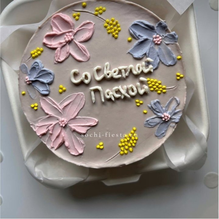 Бенто-торт "Светлой Пасхи" 3 в Королёве