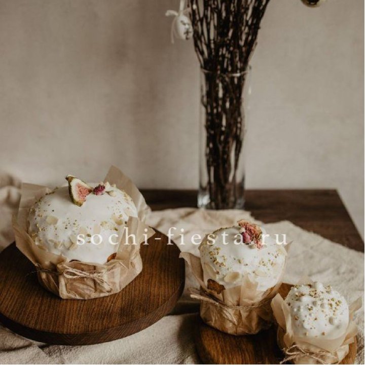 Кулич мини с изюмом в Королёве