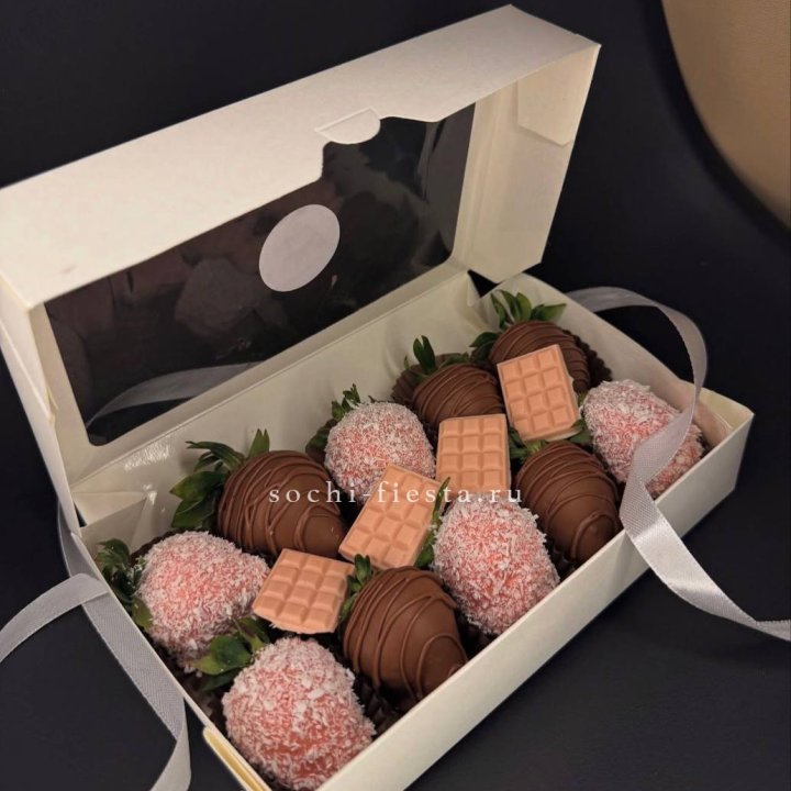 Клубника в шоколаде 10 ягод №2 в Королёве