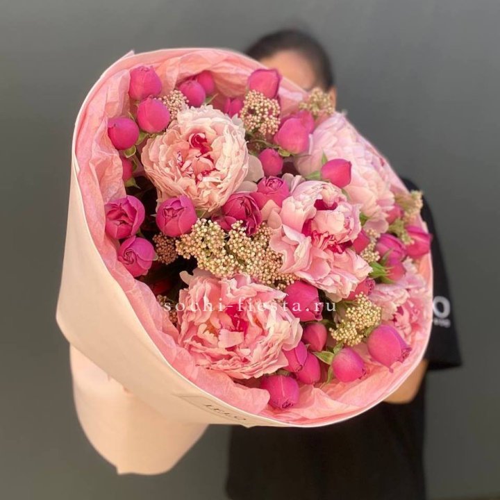  Букет с пионами "Преференс" в Королёве