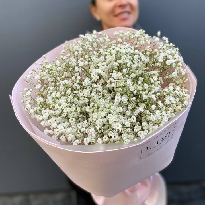 11 белых гипсофил в фоамиране в Королёве