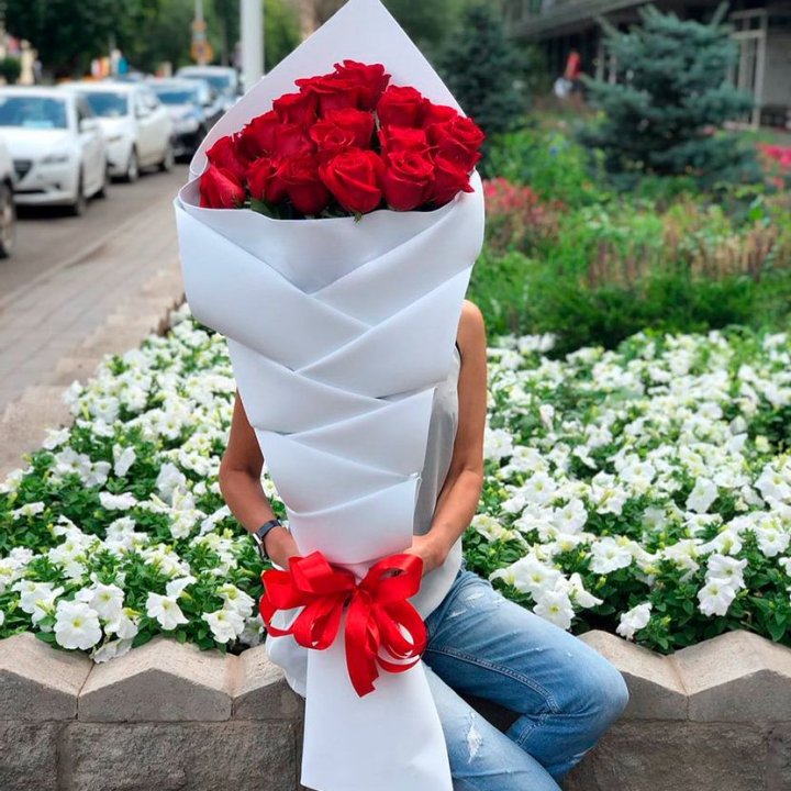 Высокие розы Кантри в Королёве