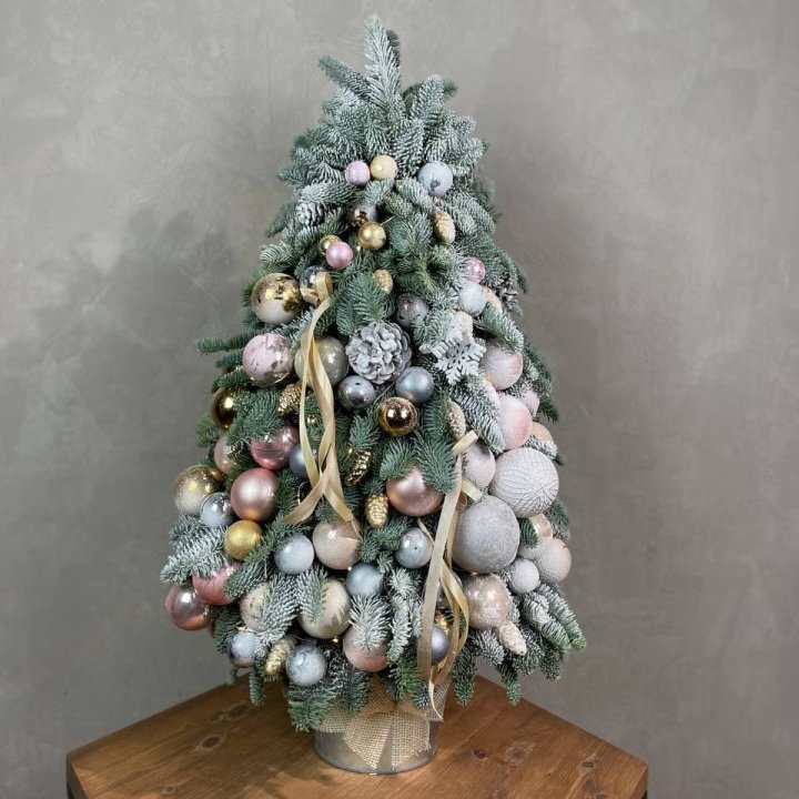 Новогодняя ёлка из веток датского нобилиса в Королёве