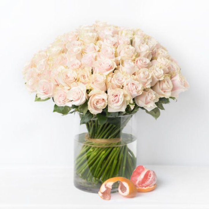 101 кремовая роза в Королёве