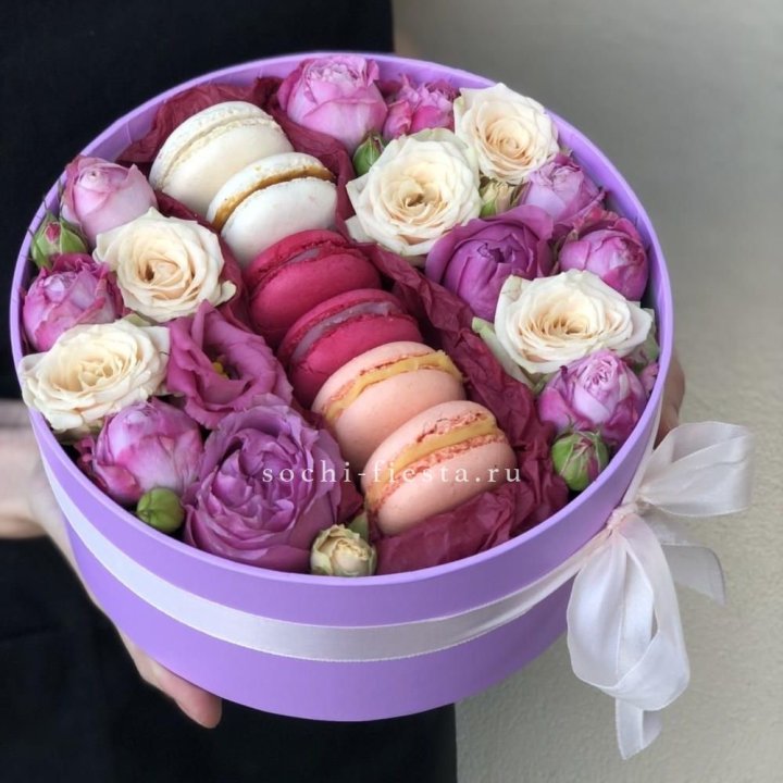 Цветочный бокс "Лаванди" в Королёве