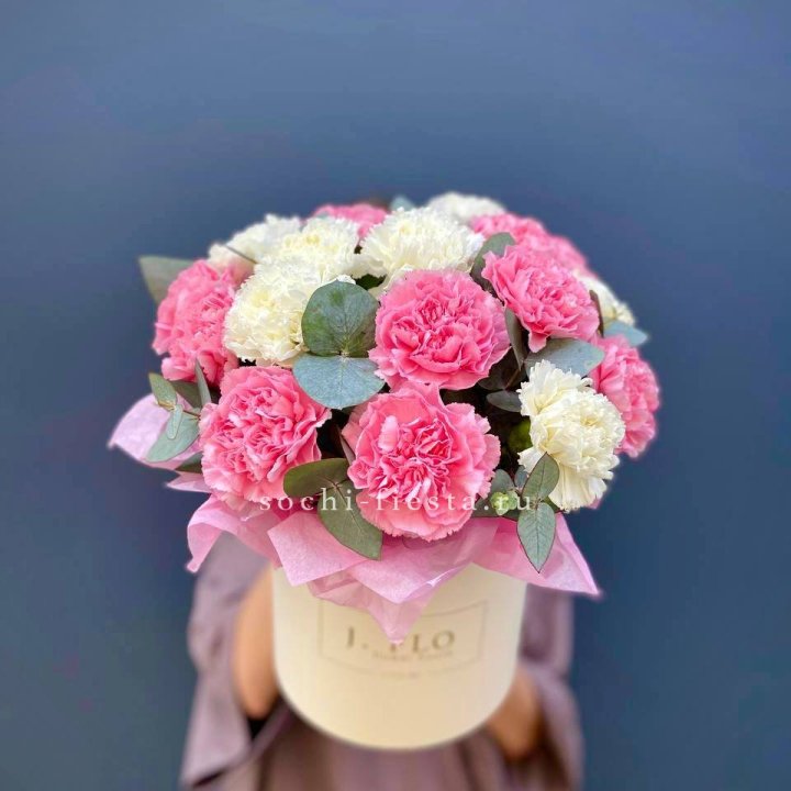 Диантусы в цилиндре в Королёве