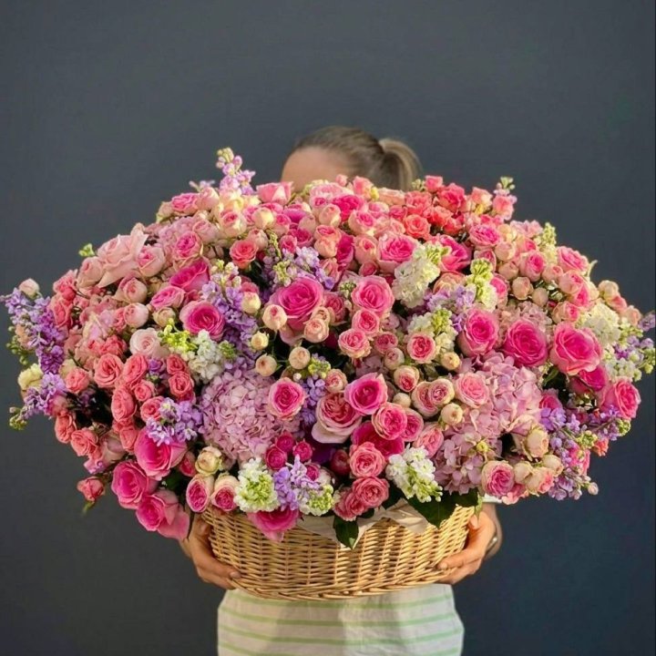 Цветочная корзина гигант №5 в Королёве