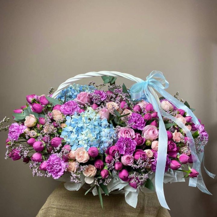 Авторская корзина "Лавандерия" в Королёве