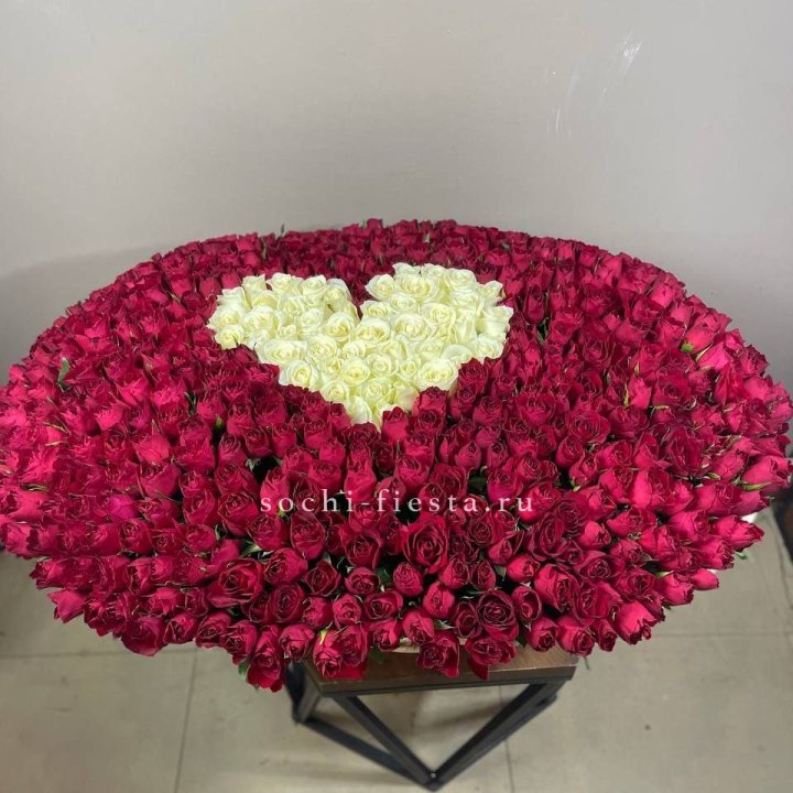 501 роза в корзине в Королёве