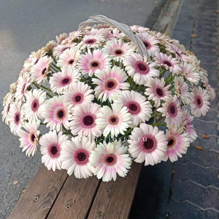 Корзина с герберами  в Королёве