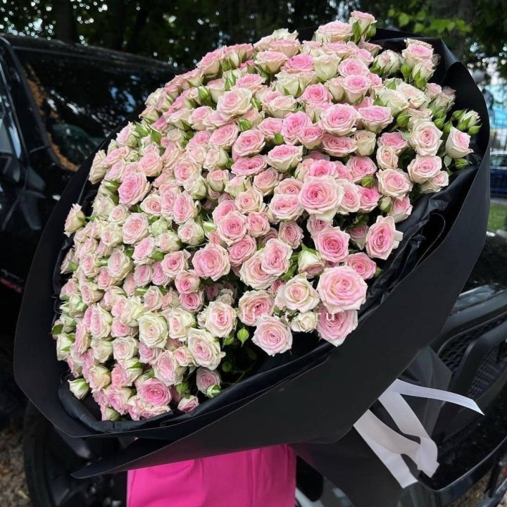 101 кустовая роза "Твистер" в Королёве