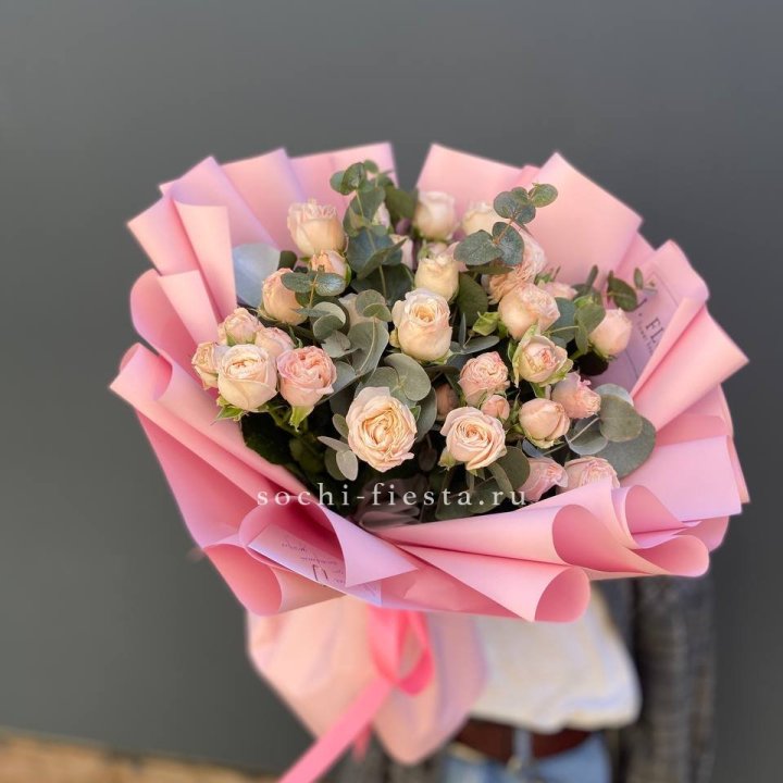 Букет пионовидных роз Cute Love в Королёве