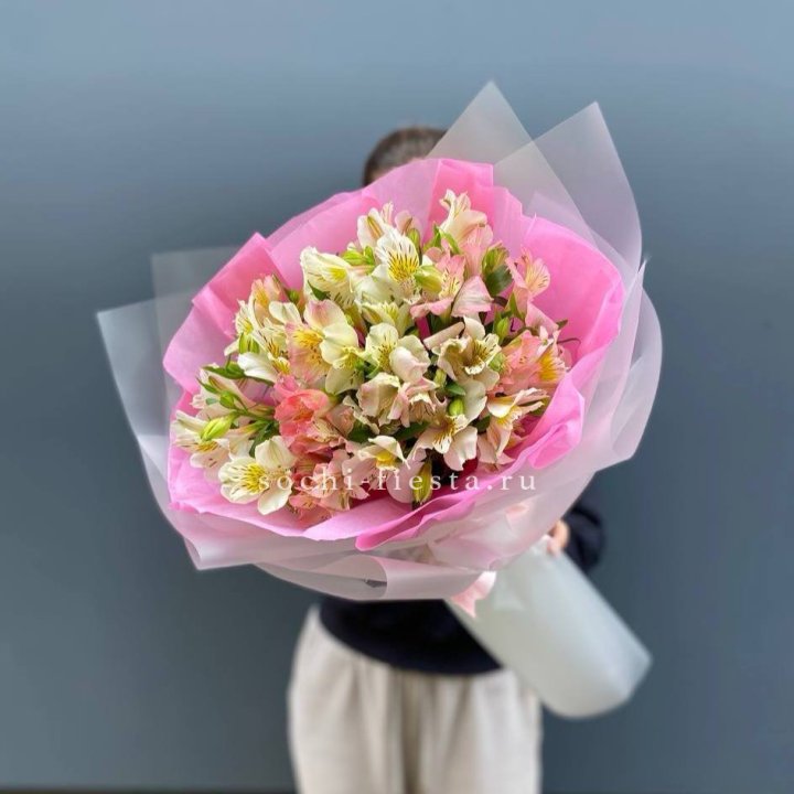 букет альстромерий "Черри" в Королёве