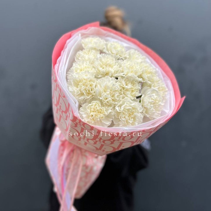 Белые диантусы №2 в Королёве