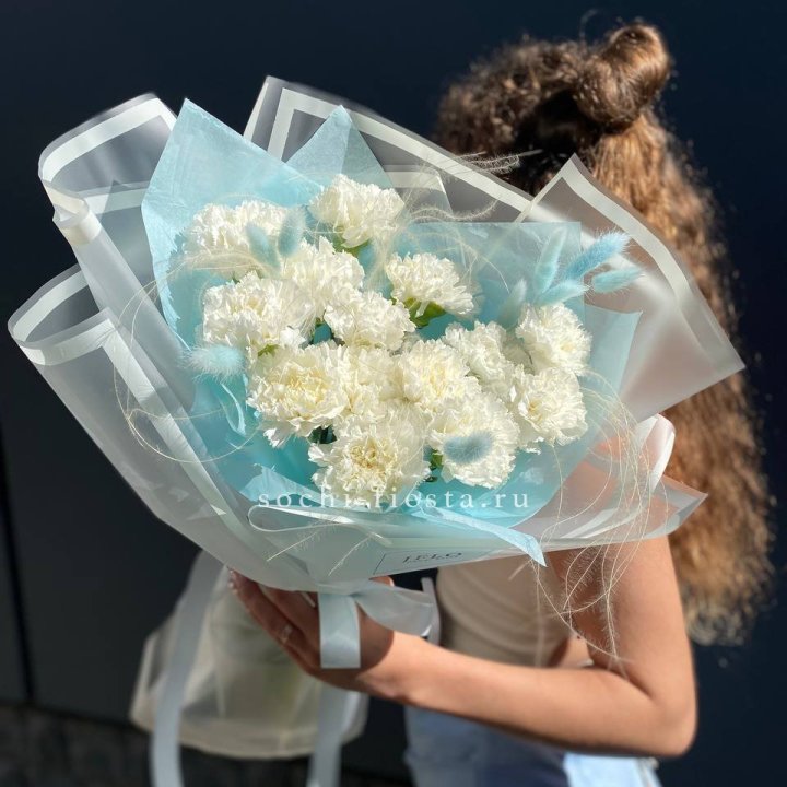 Воздушный букет из диантусов  в Королёве