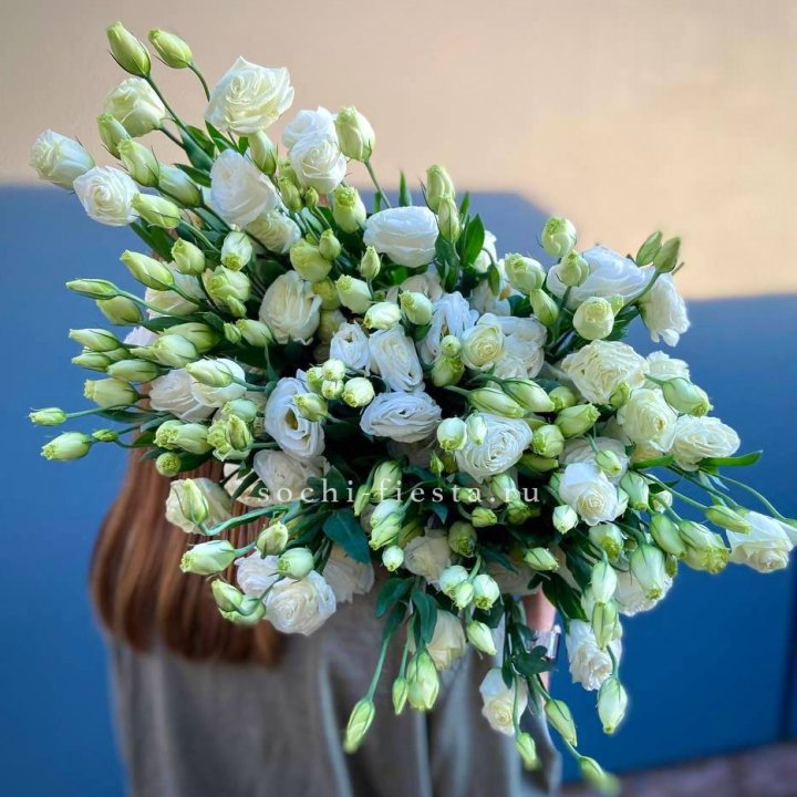 Охапка эустомы в Королёве