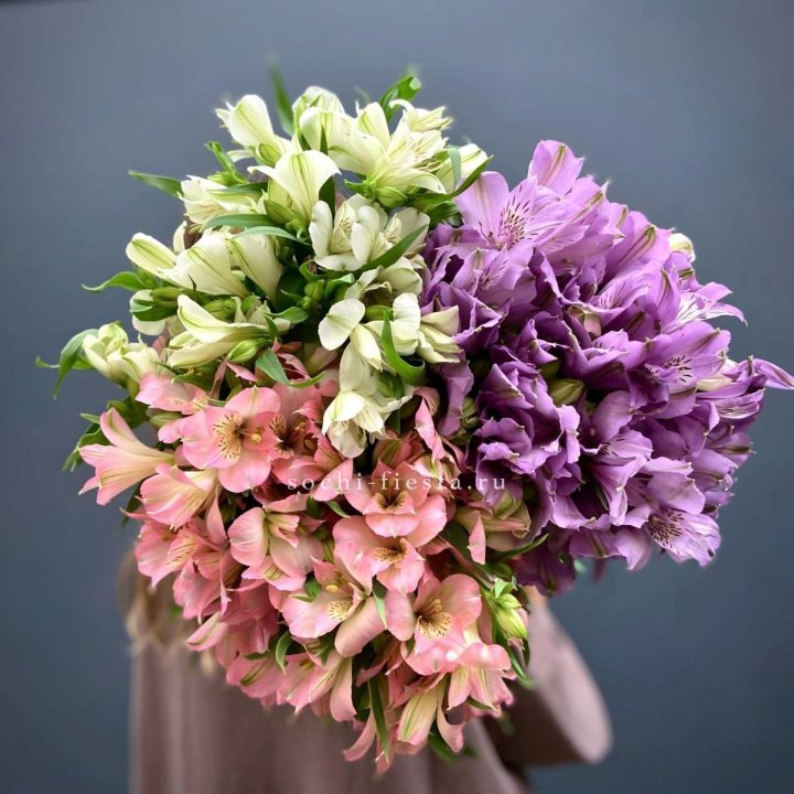 Охапка Альстромерии в Королёве