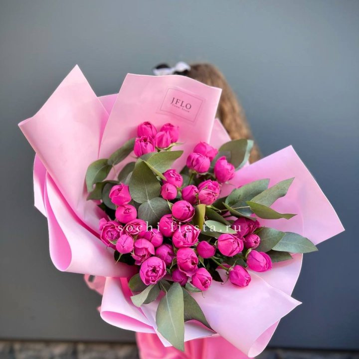 Пионовидные розы баблс в Королёве