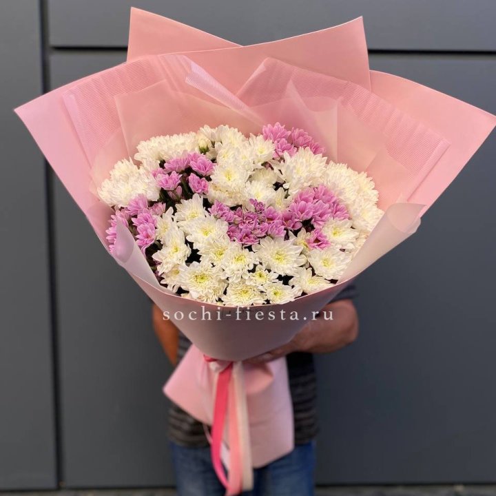  Букет хризантем- гигант  в Королёве