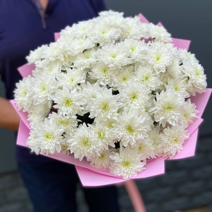  Букет 15 хризантем  в Королёве
