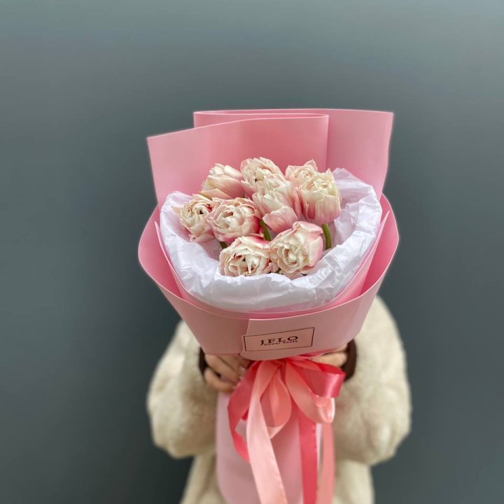 9 нежных тюльпанов в Королёве