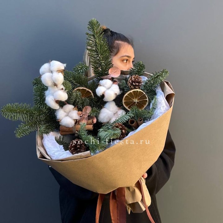 Зимний букет с нобилисом в Королёве