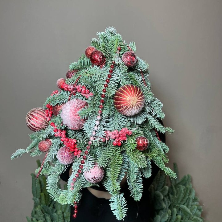 Ёлка красная в Королёве