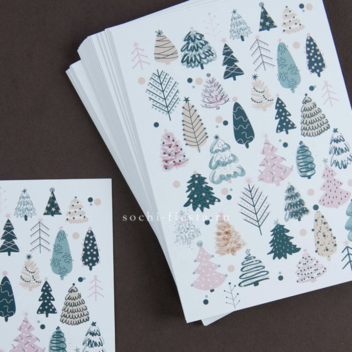 Открытка к букету "Елки" в Королёве