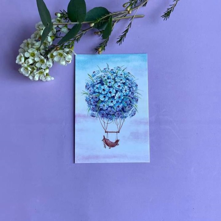 Открытка к букету "Флоростат" в Королёве