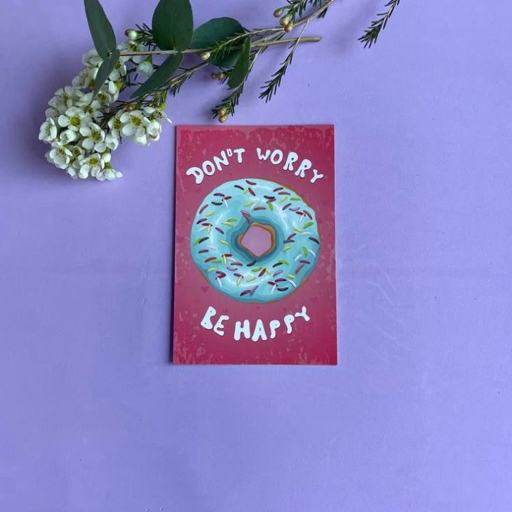 Открытка к букету "Не волнуйся..." в Королёве