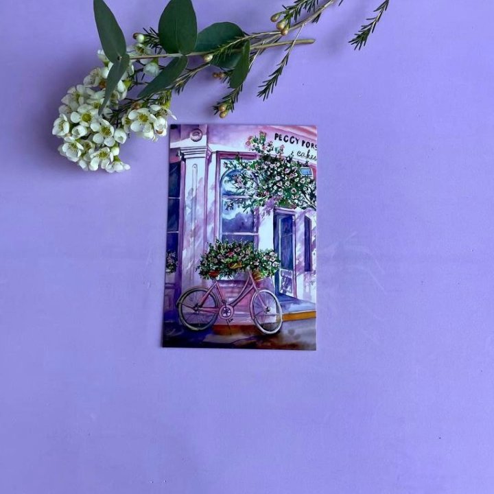 Открытка к букету "Розовый" в Королёве