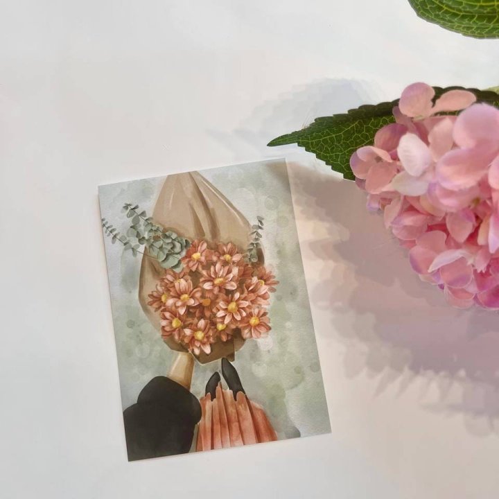 Открытка к букету "Букет" в Королёве