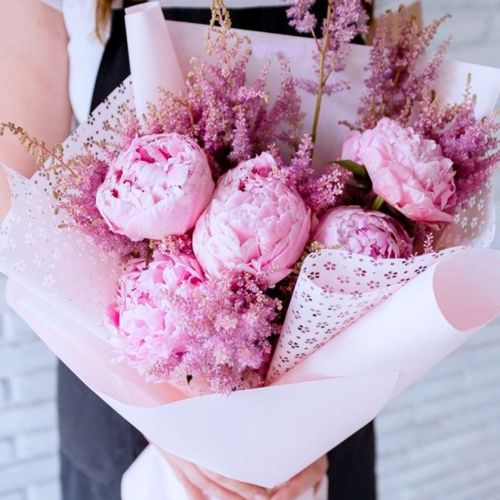 Букет пионов "Мелиса" в Королёве